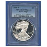 2014-W ASE Silver Eagle PCGS PR70 DCAM