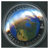 2017 Canada $25 Canada From Space .999 Silver