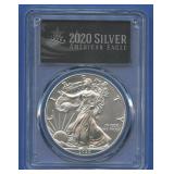 2020-P ASE Silver Eagle PCGS MS70
