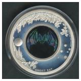 Australian Opal Ghost Bat .999 Silver Round 1 ozt
