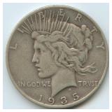 1935-S Peace Silver Dollar