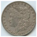 1892-O Morgan Silver Dollar