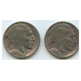 1914-D and 1914-S Buffalo Nickels