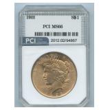 1922 Peace Silver Dollar PCI Graded