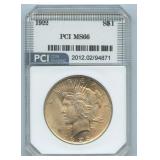1922 Peace Silver Dollar PCI Graded