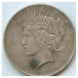 1927-D Peace Silver Dollar
