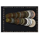 50+ Mixed Foreign Coins- Some Small Silvers