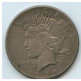 1928 Peace Silver Dollar