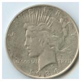 1934-D Peace Silver Dollar