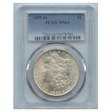 1899-O Morgan Silver Dollar PCGS MS 64