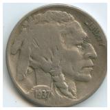 1937-D 3-Legged Buffalo Nickels