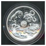Chinese Ancient Mythical Creatures .999 Silver