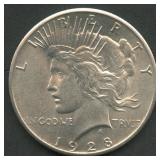 1928 Peace Silver Dollar