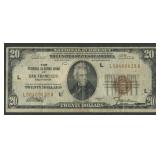 1929 $20 Federal Res Bank Note FR-1870L