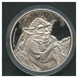 2016 Niue Star Wars Yoda .999 Silver 1 ozt