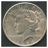 1924-S Peace Silver Dollar