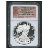 2012-S ASE Silver Eagle NGC PF 69 Ultra Cameo