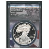 2021-W ASE Ty-1 Silver Eagle ANACS PR70 DCAM