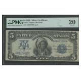 1899 $5 Silver Certificate Chief FR-275 PMG 20
