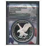 2021-W ASE Ty-2 Silver Eagle ANACS PR70 DCAM