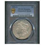 1921-S Morgan Silver Dollar PCGS Genuine