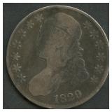 1829 Capped Bust Half Dollar