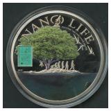 2015 Cook Is $10 Proof Nano Life .925 Silver