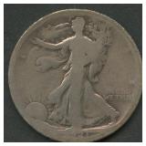 1921-S Walking Liberty Half Dollar