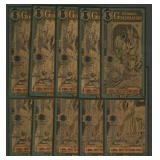 10- 2023 and 2024 Nevada and WY $5 Goldbacks