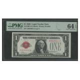 1928 $1 Legal Tender Note FR- 1500 PMG 64 EPQ