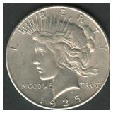 1935 Peace Silver Dollar