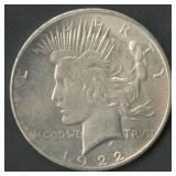 1922 2-Faced Batman Comics Peace Dollar