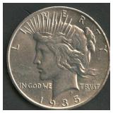 1935-S Peace Silver Dollar