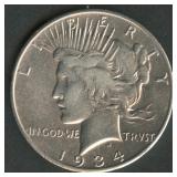1934-S Peace Silver Dollar