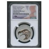 2020p Australia 1ozt Platinum $100 NGC PF69 Rev PF