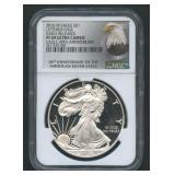 2016-W ASE Silver Eagle NGC PF 69 Ultra Cam