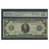 1914 $10 Federal Reserve Note FR-940 PMG 12