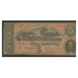 Confederate States Currency $5 T-69