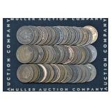 Roll of Mixed 1800's Indian Head Cents