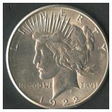 1922-S Peace Silver Dollar