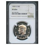 1969-S Kennedy Half Dollar NGC PF 69*
