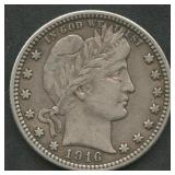 1916 Liberty Head Barber Quarter