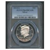 2014-S Silver Kennedy Half PCGS PR 69 DCAM