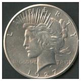 1927 Peace Silver Dollar