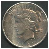 1927-S Peace Silver Dollar