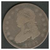 1821 Capped Bust Quarter