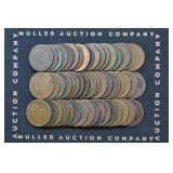 Roll of Lower Grade 1800's Indian Cents Semi-Keys