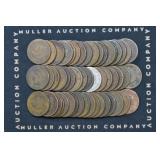 Roll of Mixed 1800's Indian Head Cents