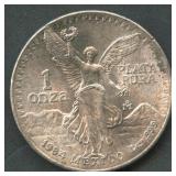 1984 Mexico Libertad .999 Silver 1 ozt