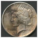 1921 Peace Silver Dollar